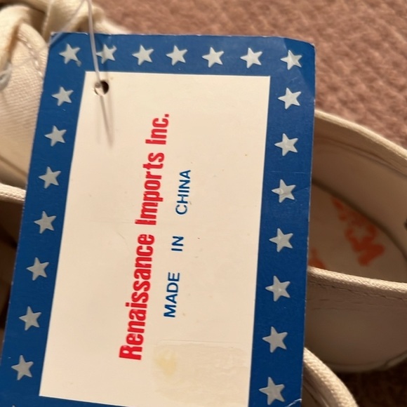Renaissance Imports Canvas VOLS shoes 6 NWT - Picture 9 of 9